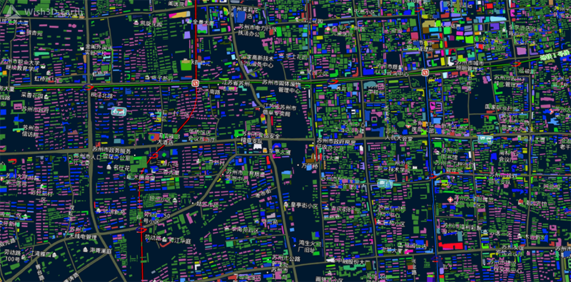 百萬級城市建筑范圍矢量數據